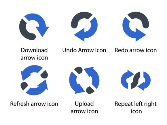 Arrows Icon Set 8: Clean, Confident, Craft-Ready