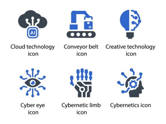 Artificial Intelligence Icon Set 3: Premium Graphics & Icons