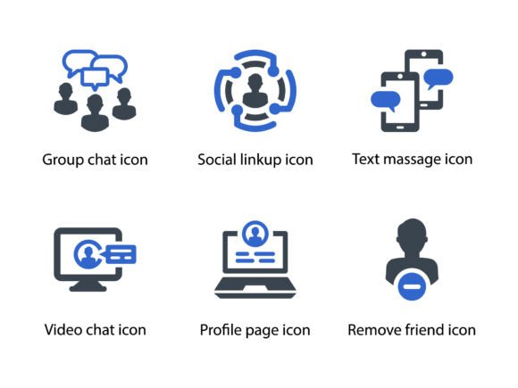 Being Social Icon Set 4: Graphics & Icons for Warm, Human-Centered Design