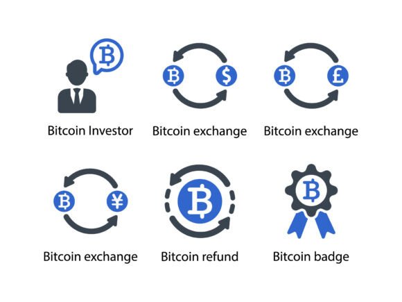 Bit Coin Icon Set 2: Graphics & Icons for Handmade Creators