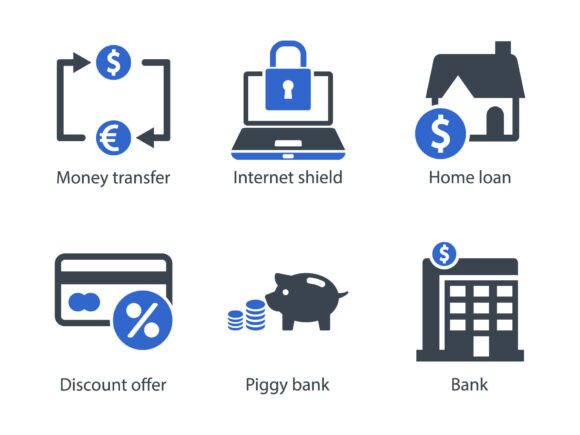 Business Finance Icon Set 10: Clean Graphics & Icons for Handmade Brands
