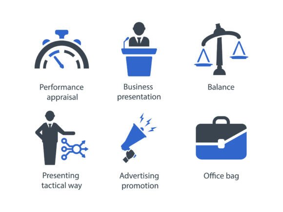 Business Management Icon Set 1 Graphics & Icons