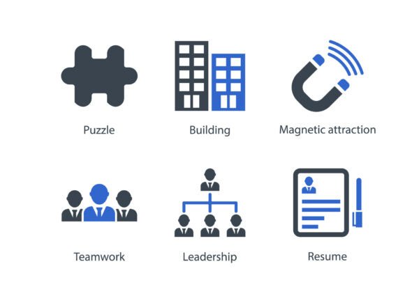 Business Management Icon Set 4: Graphics & Icons for Local Branding