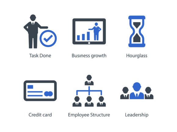 Business Management Icon Set 8: Graphics & Icons for Sellers