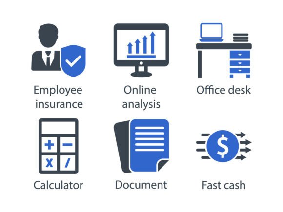 Business Office Icon Set 5: Graphics & Icons for Polished Publishing