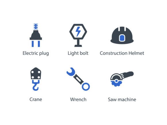 Construction Icon Set 2: Clean Graphics & Versatile Icons