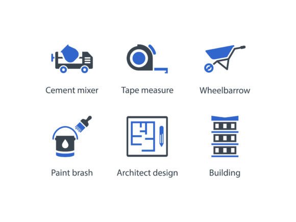Construction Icon Set 5: Graphics & Icons for Brand Clarity
