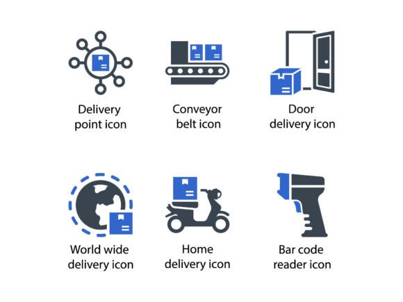 Delivery Logistics Icon Set 3: Graphics & Icons for Real Projects