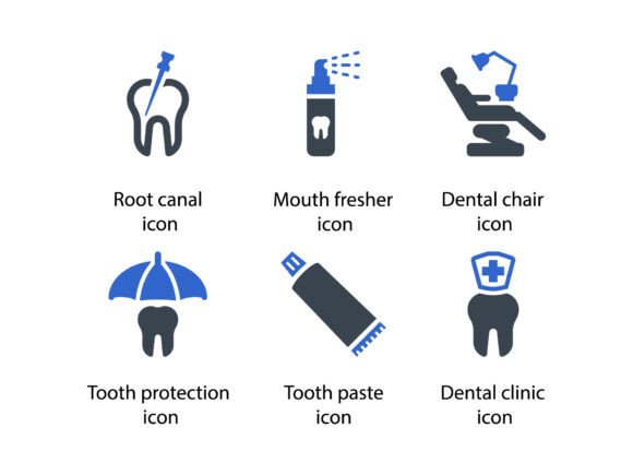 Dental Care Icon Set 8: Premium Graphics & Icons