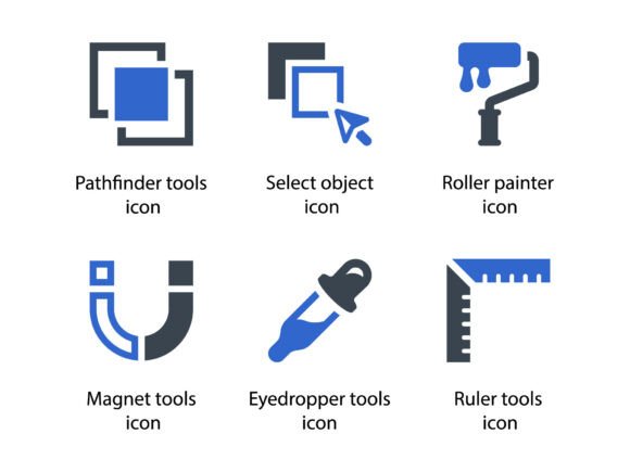 Design Tools Icon Set 6: Graphics & Icons for Real Projects