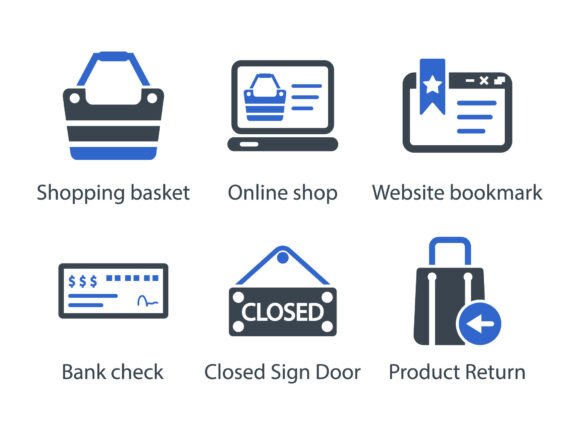 E Commerce Shopping Icon Set 6: Editorial Graphics & Icons