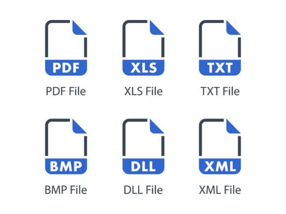 File Formats Icon Set 1: Graphics & Icons for Sellers
