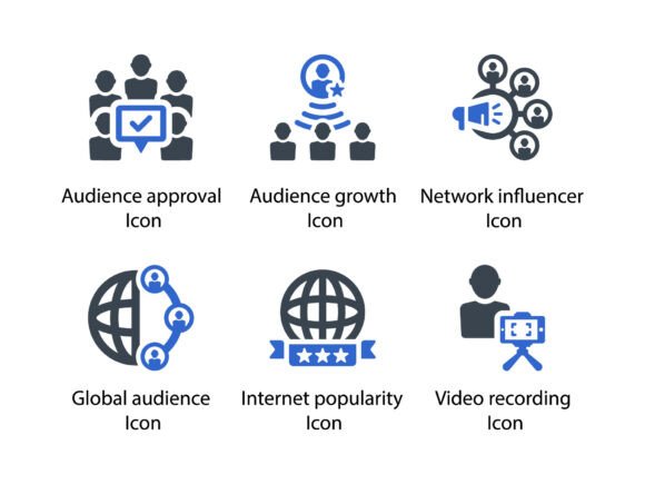 Influencers Marketing Icon Set 1: Graphics & Icons Review