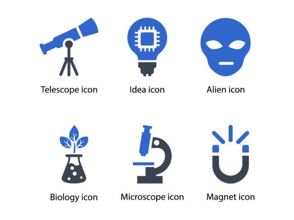 Lab Science Icon Set 3: Icons & Graphics for Campaign Clarity