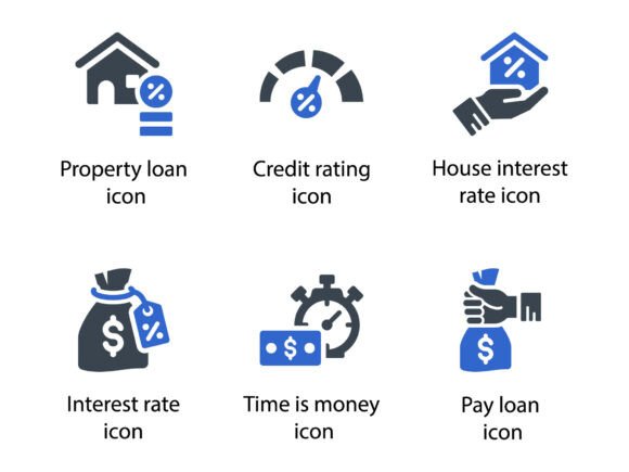 Loan Debt Icon Set 2: Graphics & Icons Review