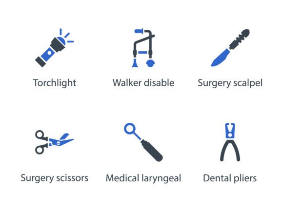Medical Equipment Icon Set 5: Premium Graphics & Icons