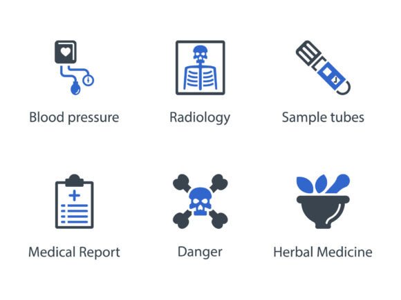 Medical Equipment Icon Set 6: Graphics & Icons for Trusted Editorial Design