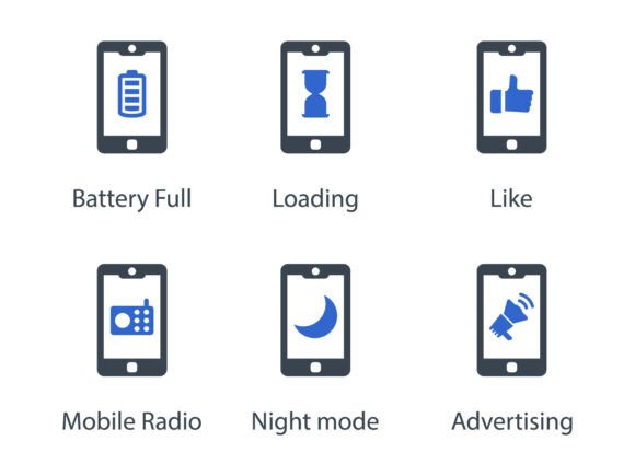 Mobile Function Icon Set 13: Embroidery Use Review