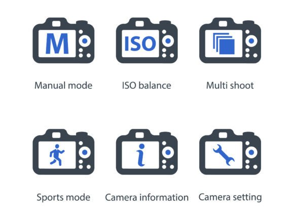 Photography Icon Set 3: Clean Graphics & Icons for Handmade Brands