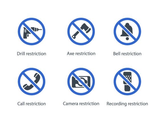Restriction Icon Set 5: Graphics & Icons Review