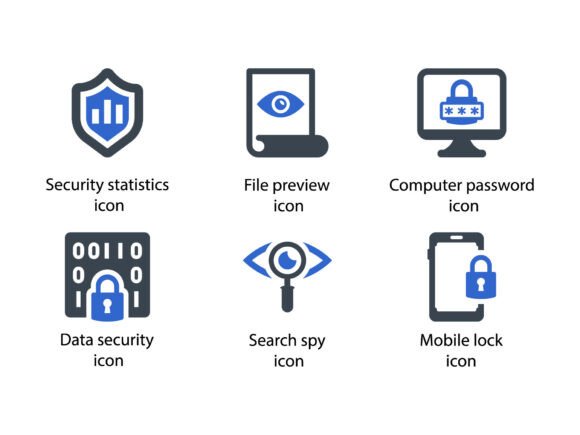 Security Icon Set 5 – Refined Icons & Brand Graphics