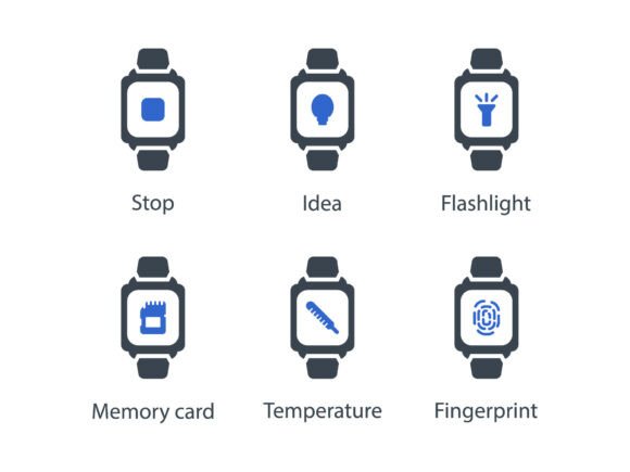 Smart Watch Icon Set 11: Icons & Graphics Review