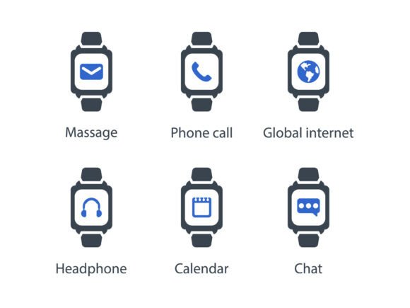Smart Watch Icon Set 4: Icons & Graphics That Work